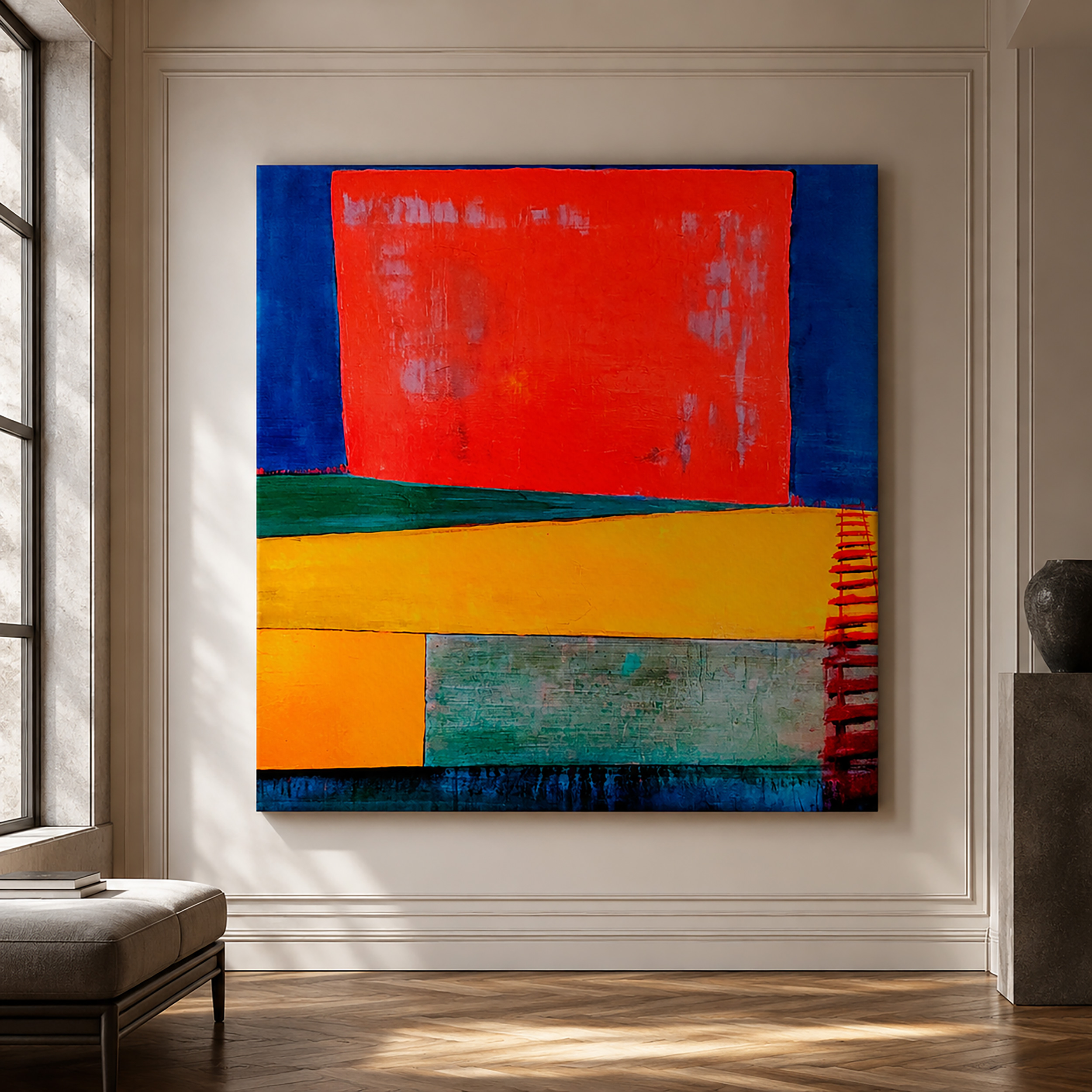 El ascenso original painting by Maurizio Valch