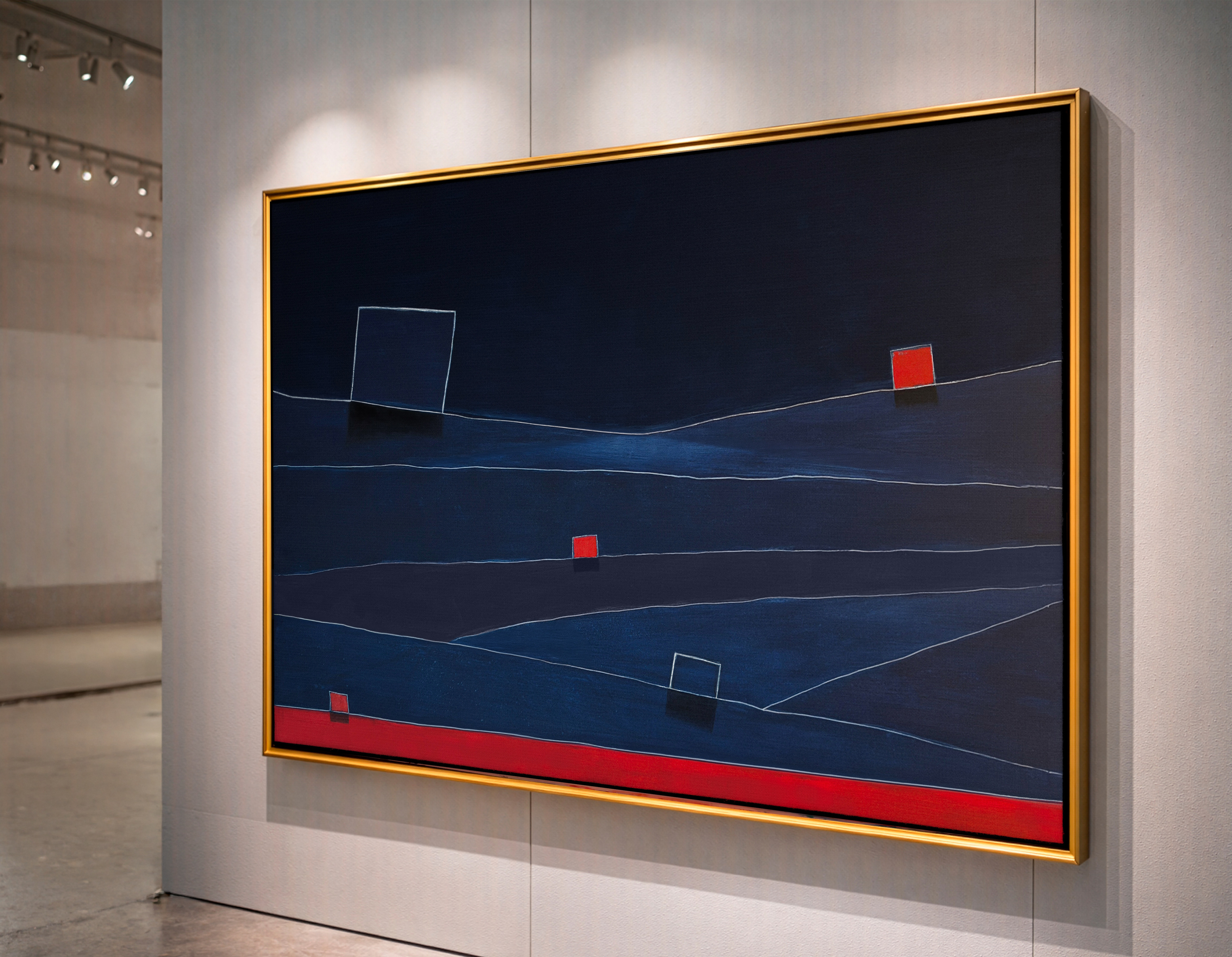 Silent Horizontal Structure — Incised Territory original painting by Maurizio Valch