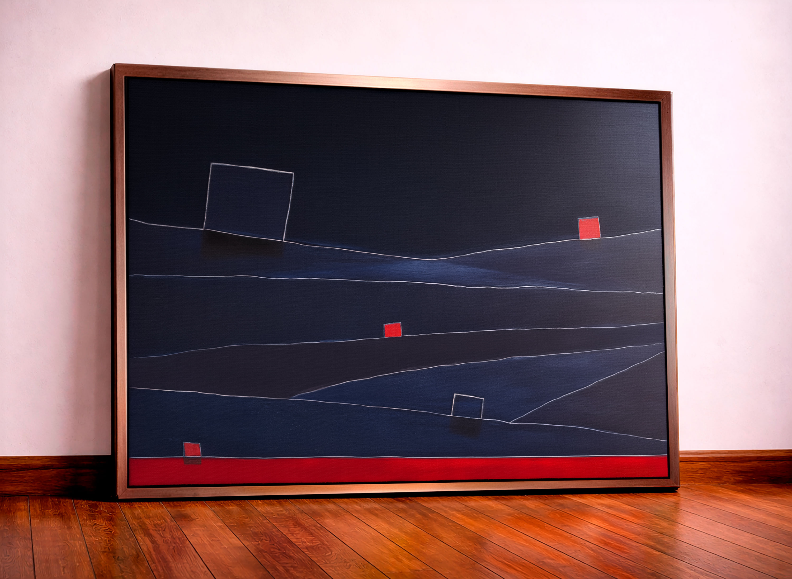 Silent Horizontal Structure — Incised Territory mockup