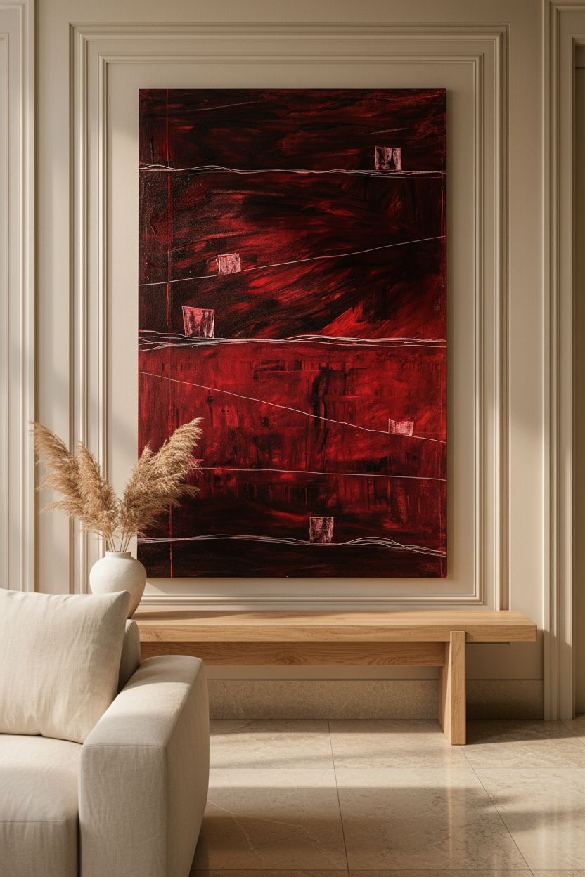 Strata #16 — Crimson Fault Territory mockup