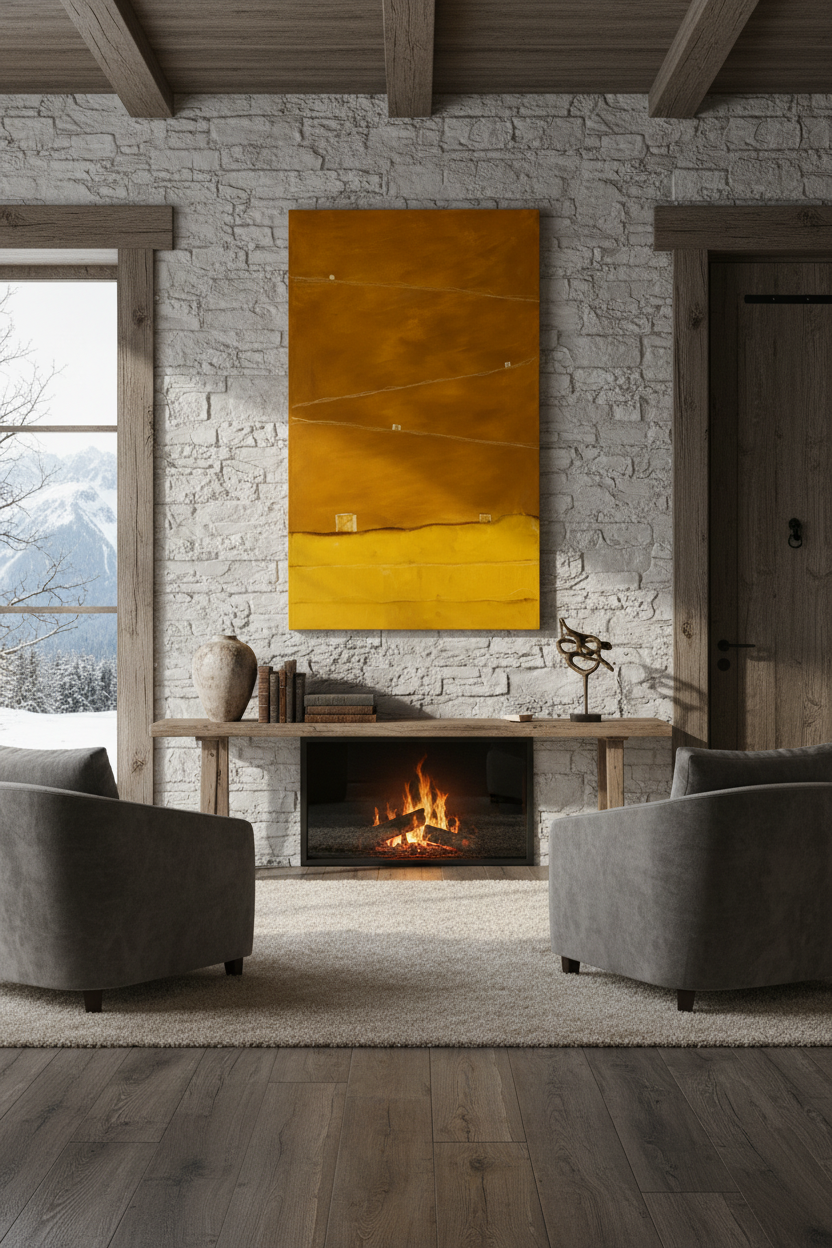 Strata #19 — Ochre Ground Frequency mockup