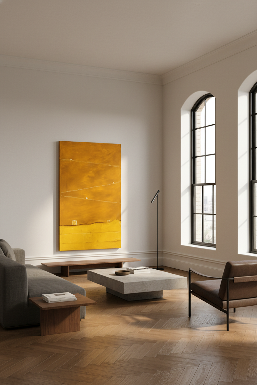 Strata #19 — Ochre Ground Frequency mockup
