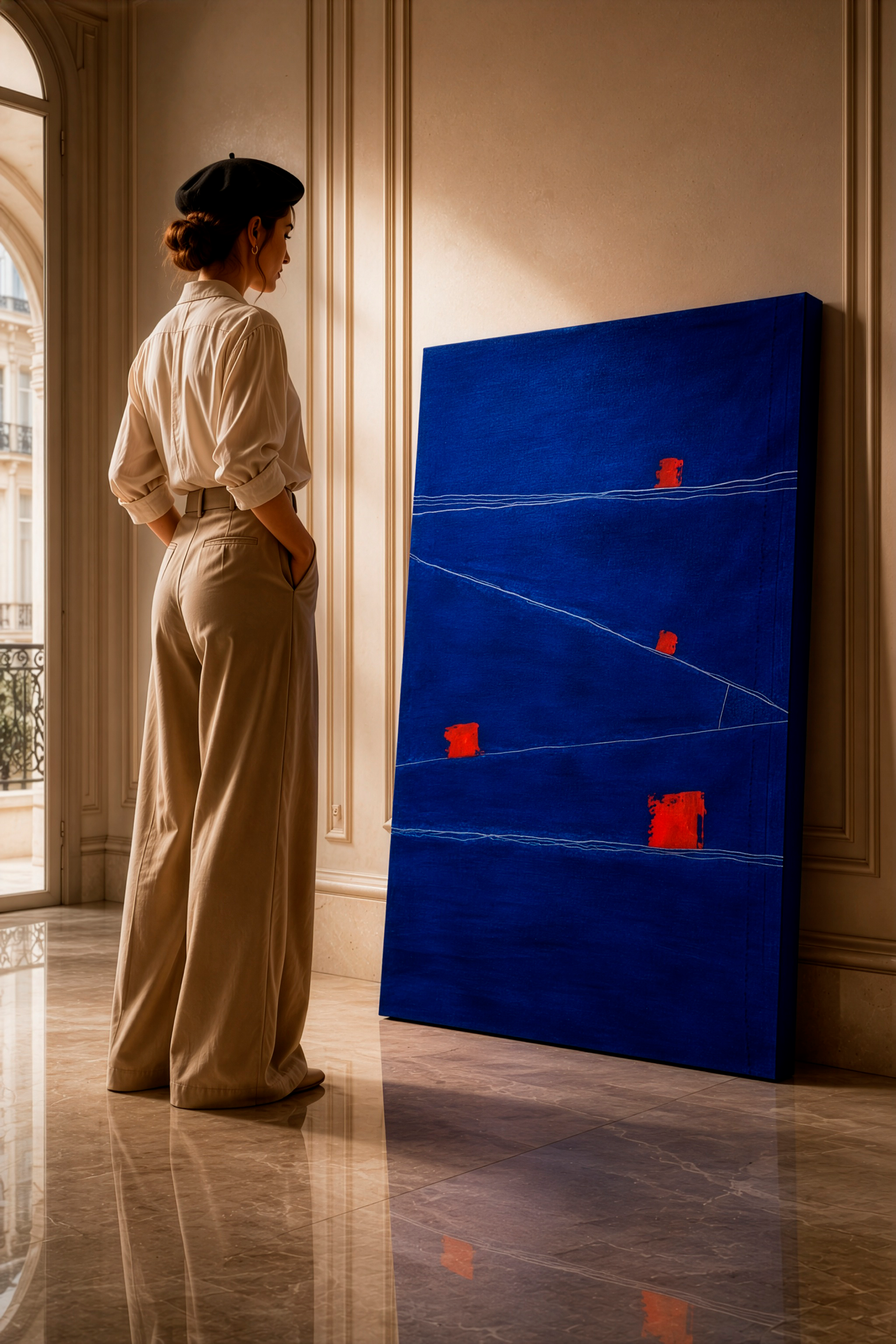Strata #20 — Blue Ground Coordinates mockup