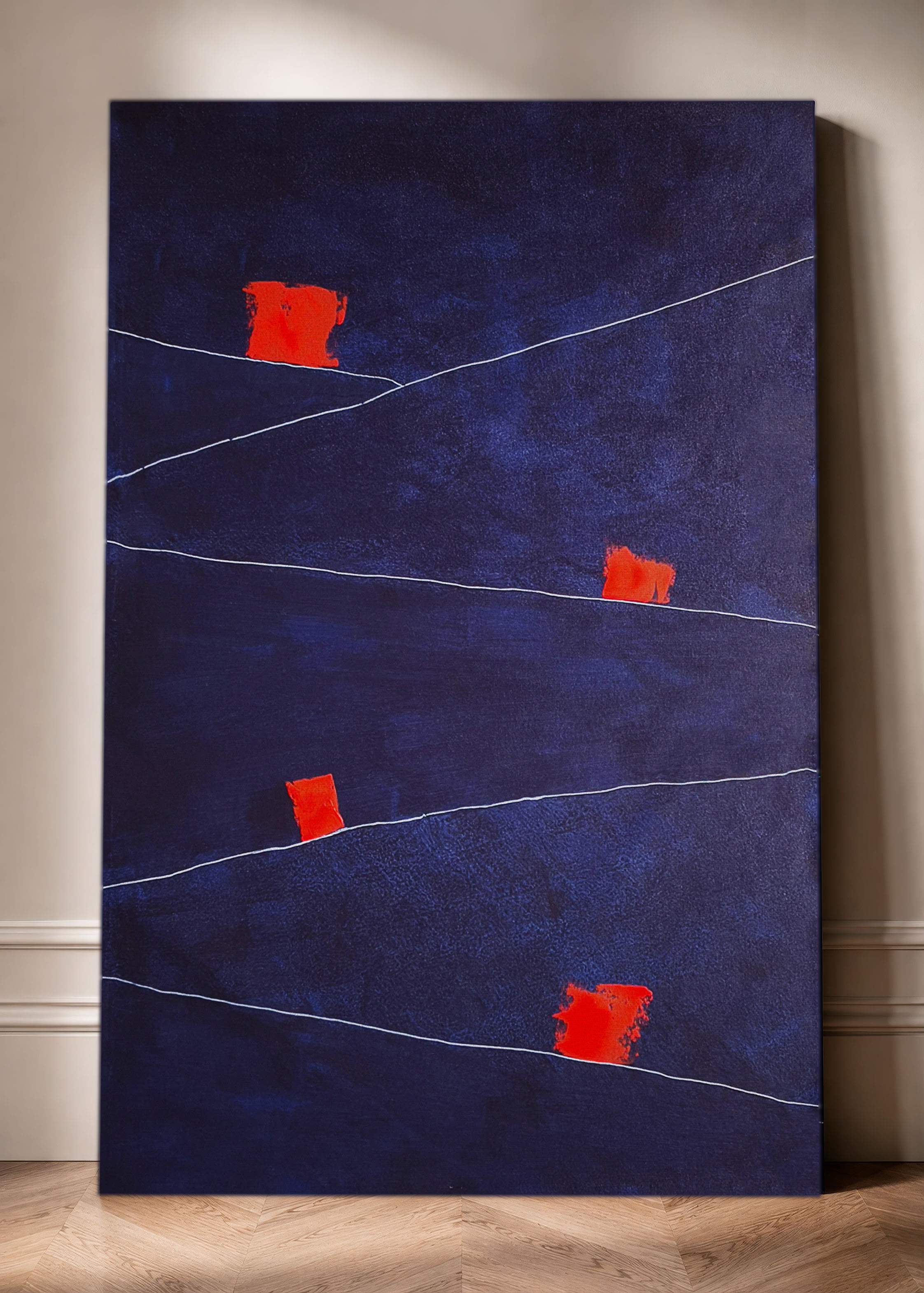 Strata #22 — Blue Fault Markers mockup