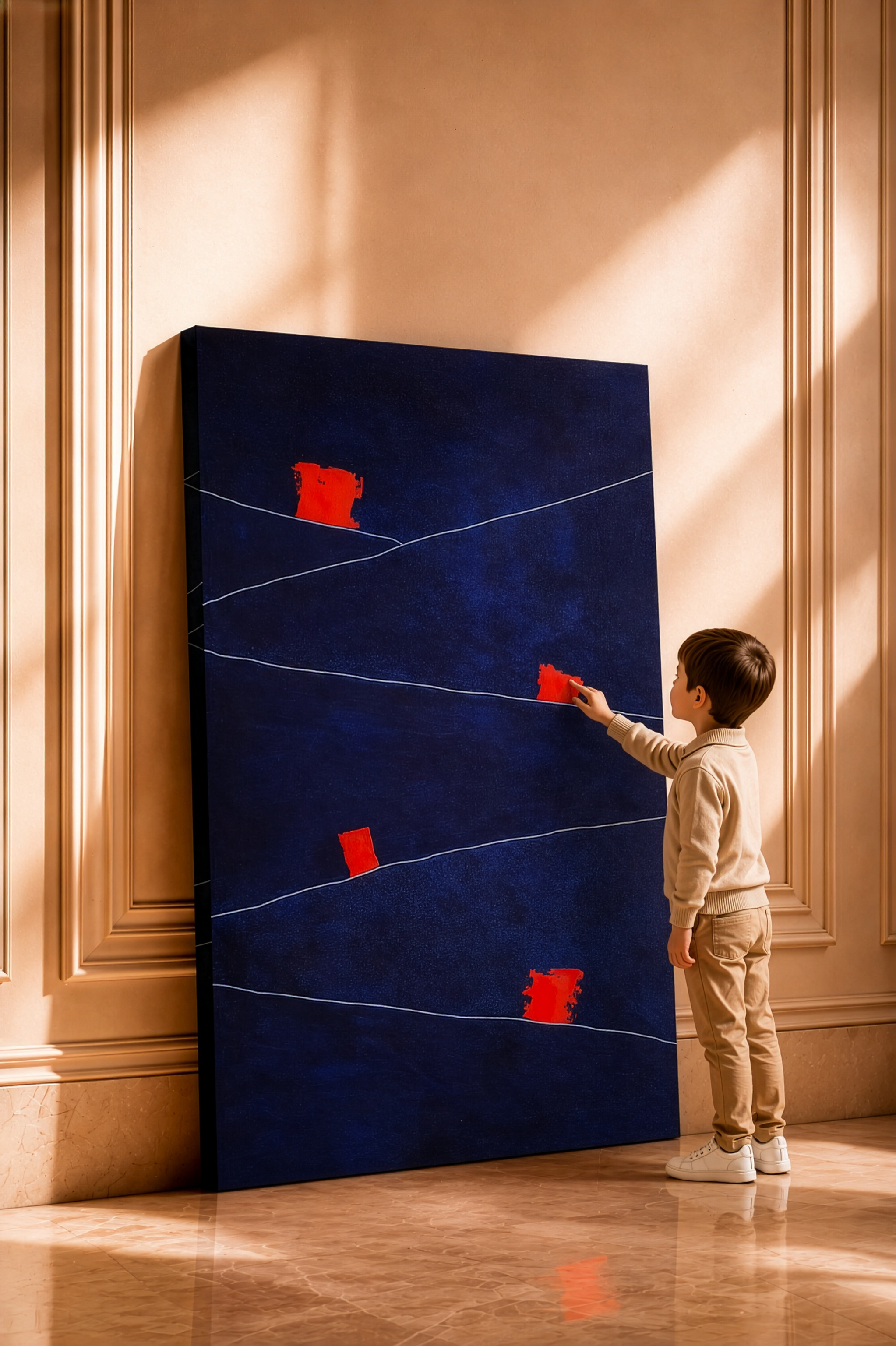 Strata #22 — Blue Fault Markers mockup
