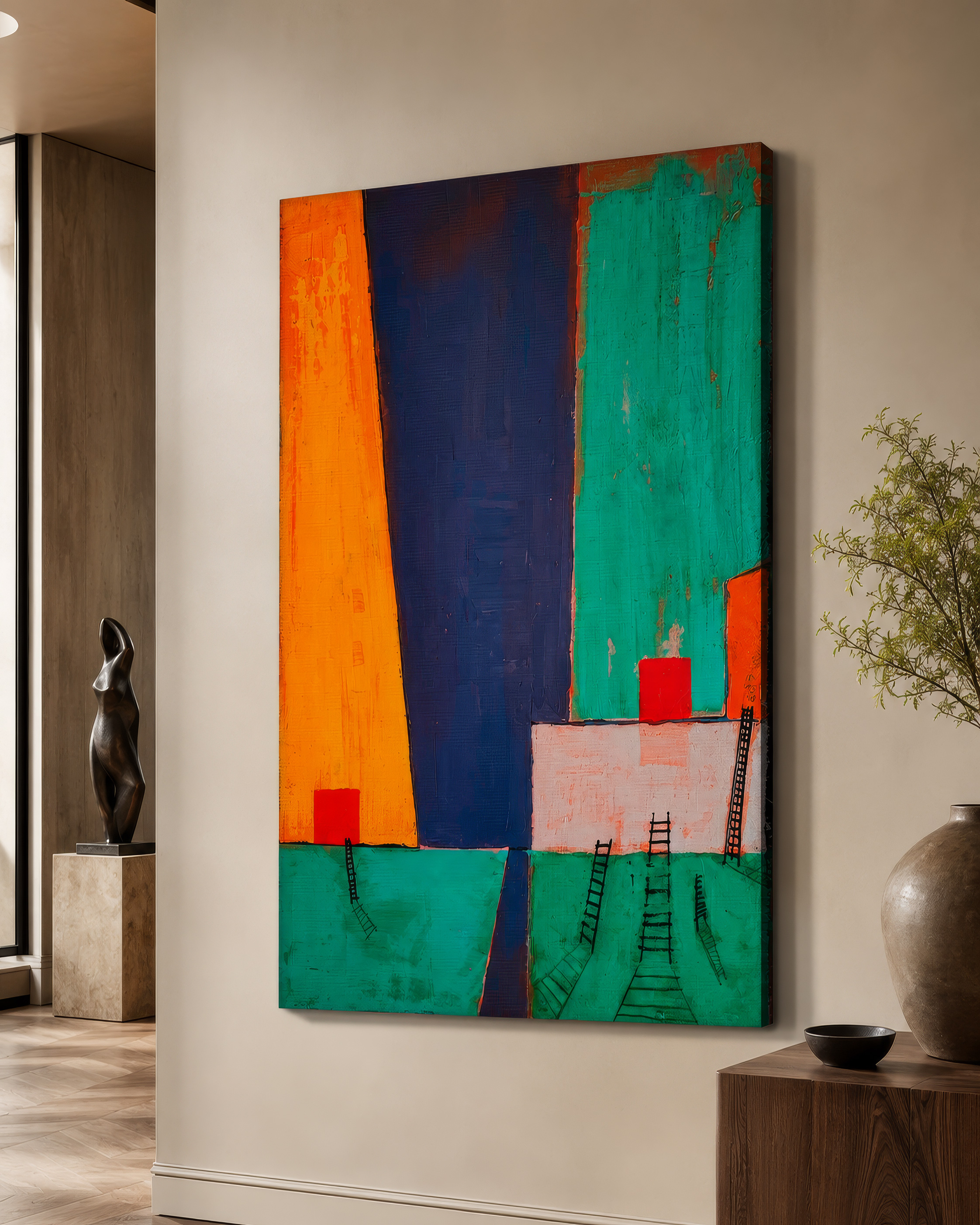 Vivere original painting by Maurizio Valch