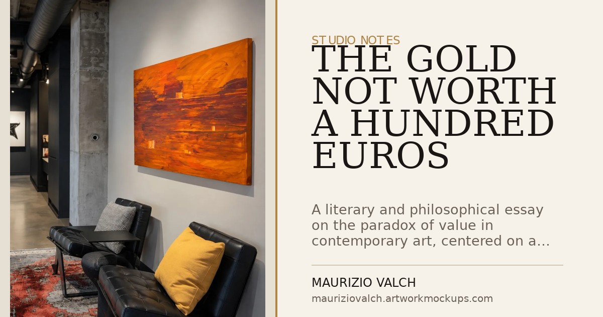 THE GOLD NOT WORTH A HUNDRED EUROS